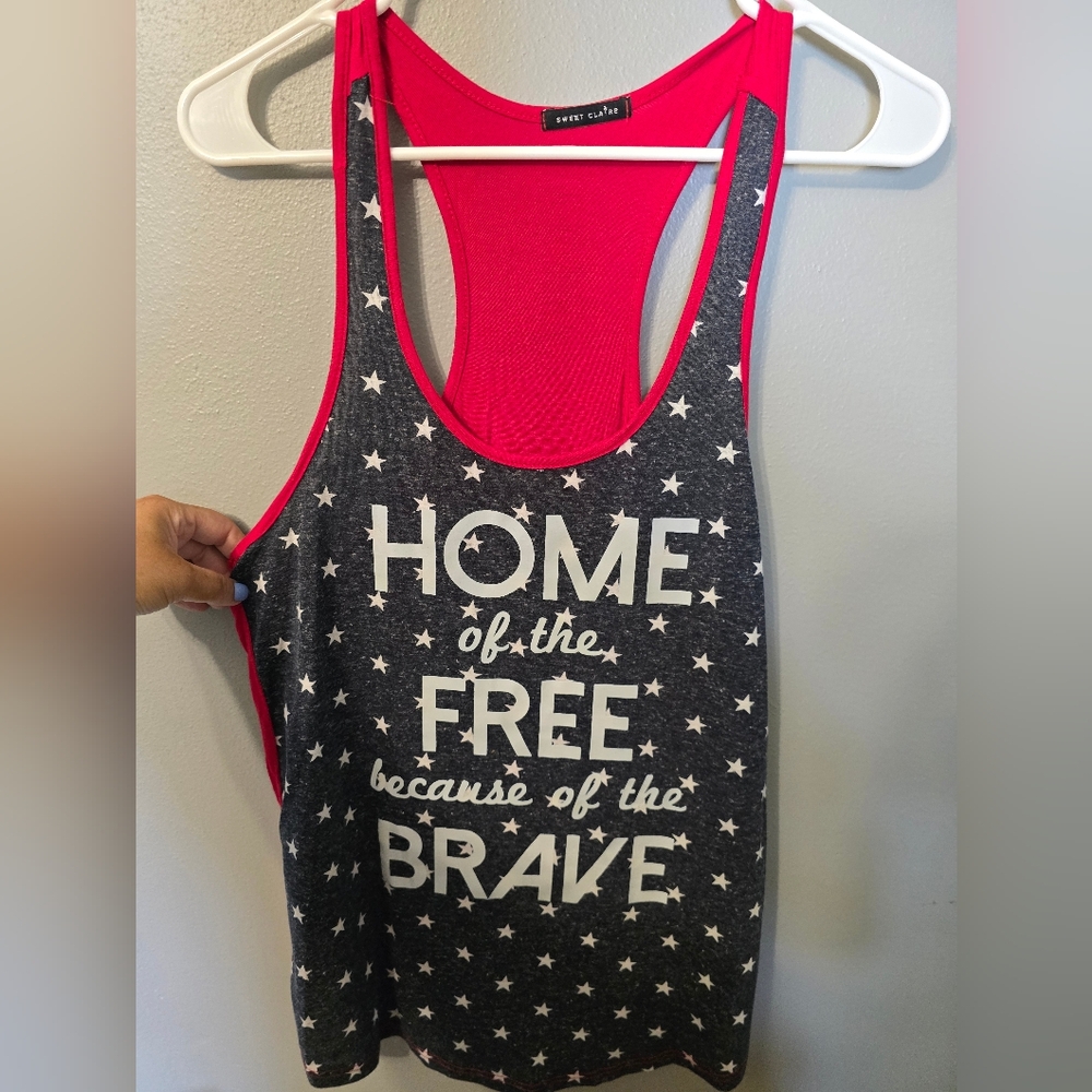 Sweet Claire Vibrant Red Tank Top